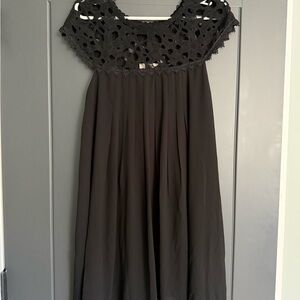Altar'd State Elegant Black Lace Dress